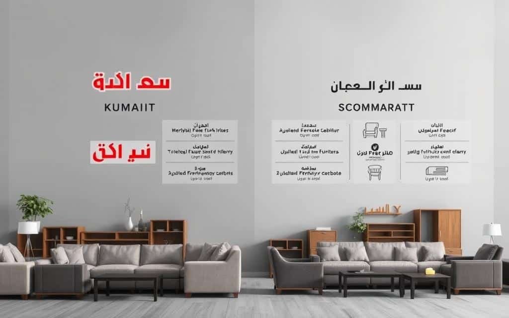 مقارنة شركات شراء الأثاث المستعمل